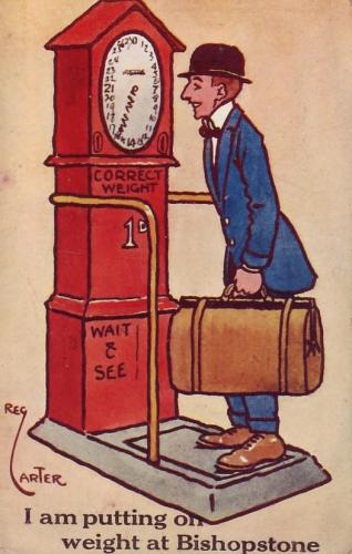 PUTTING-ON-WEIGHT-AT-BISHOPSTONE-1905